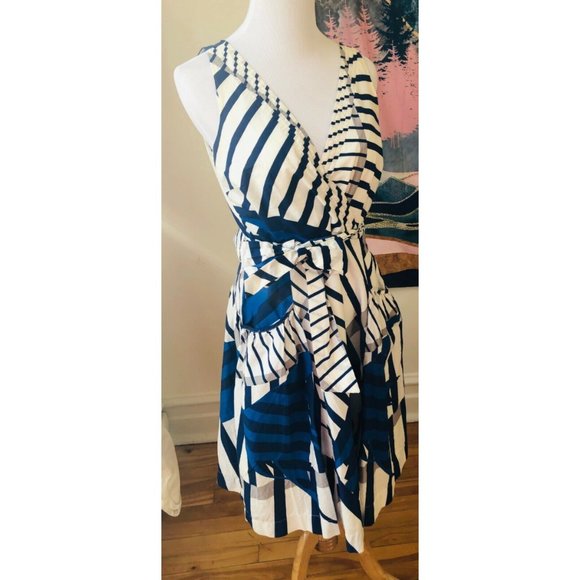 Vero Moda Filona Knee Dress Size 8 Medium - Picture 2 of 10